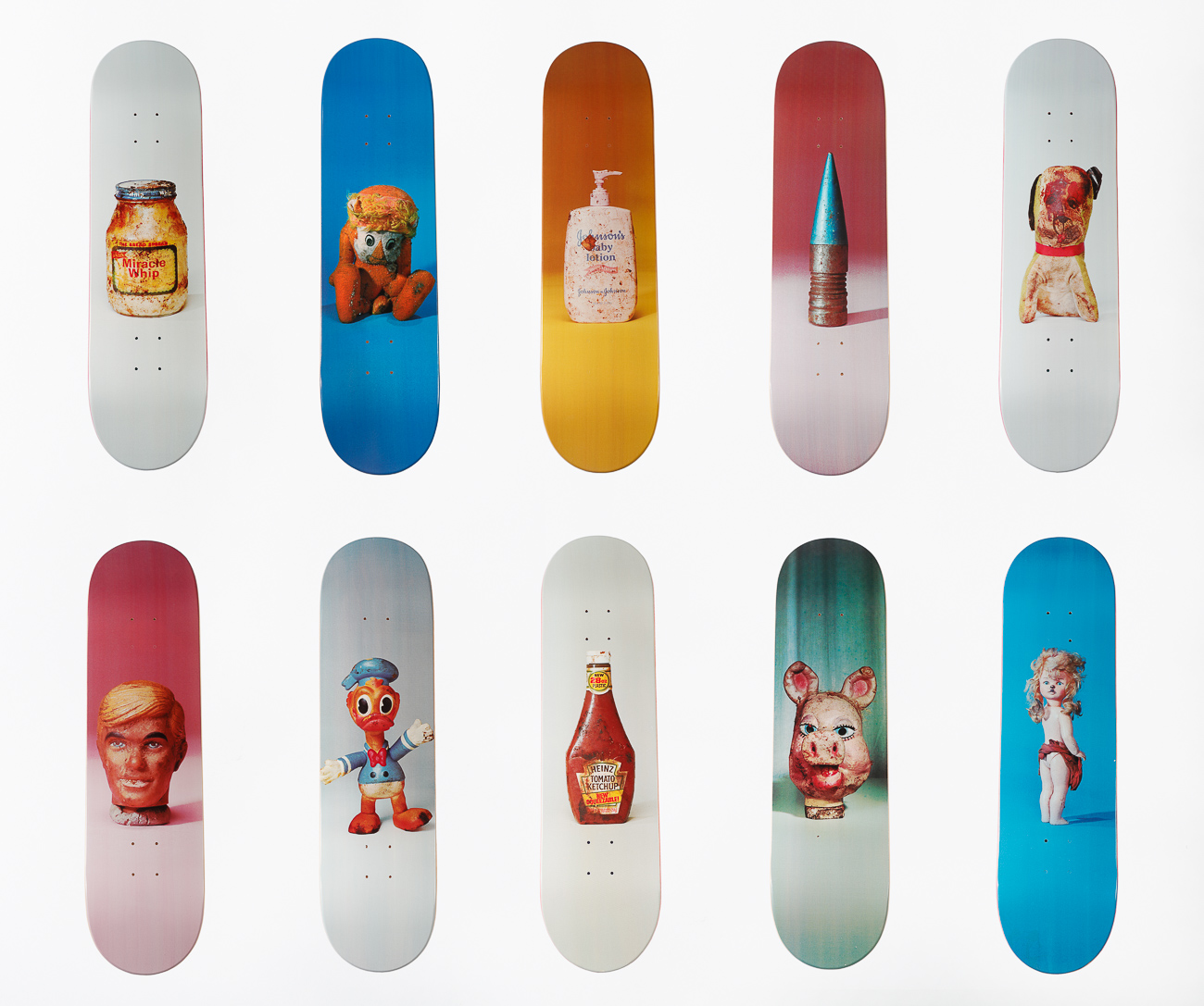 Paul McCarthy - Set of Ten Skateboards